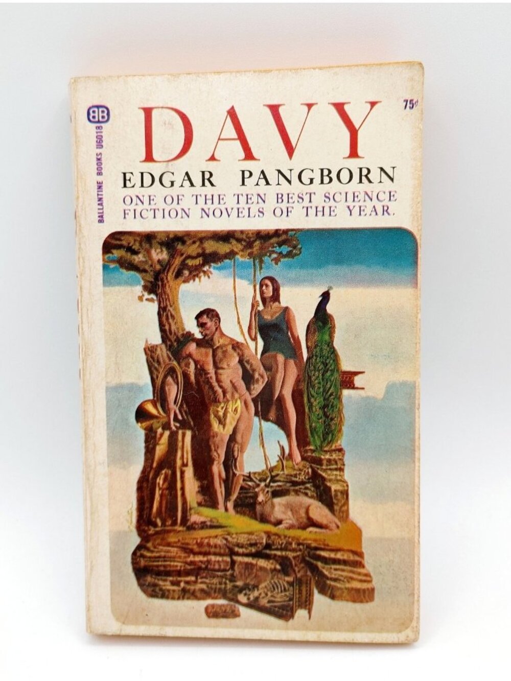 Davy by Edgar Pangborn PaperBack  1st Ballantine edition 1964